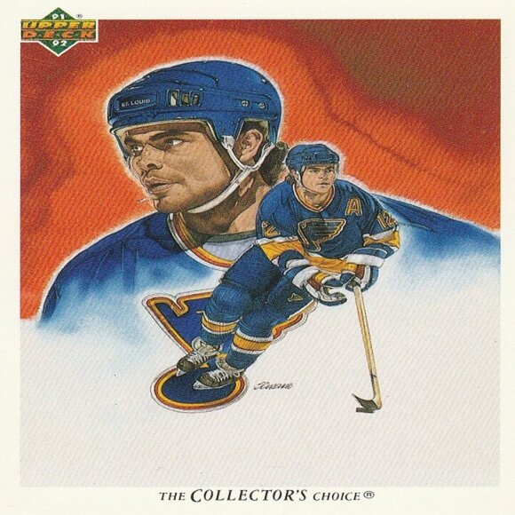 Adam Oates St. Louis Blues NHL Hockey Card Collection - 8 Card Set - Picture 3 of 9